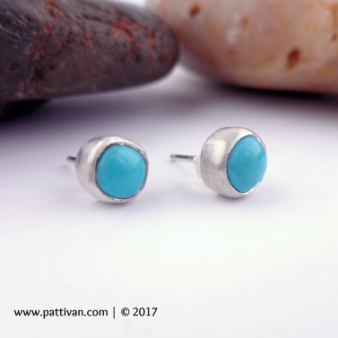 Sleeping Beauty Turquoise Studs