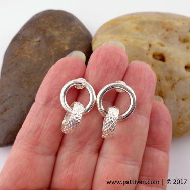 Sterling Double Hoop Earrings