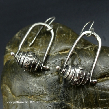 Sterling Silver Stirrup Earrings