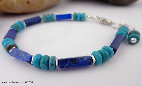 Turquoise and Lapis Lazuli Bracelet