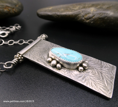 Campitos Turquoise and Sterling Silver Necklace