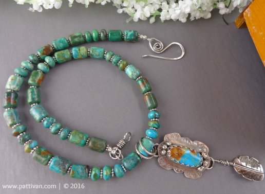 Turquoise and Sterling Silver Necklace