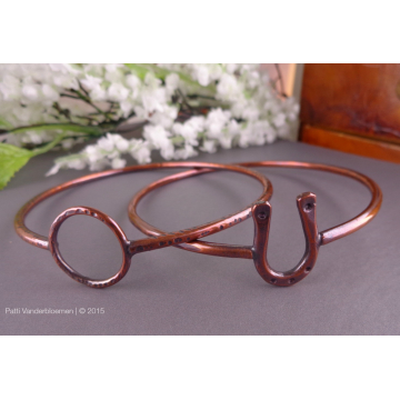 Soldered Copper Bangles