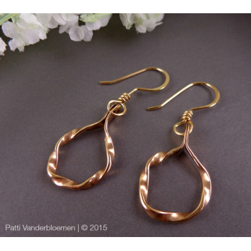 Twisted Gold Filled Hoops