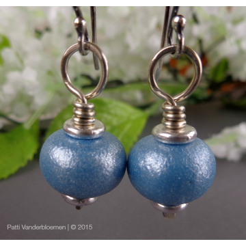 Artisan Shimmer Lampwork Earrings