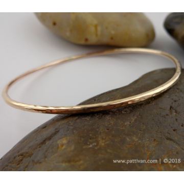 Faceted Gold (GF) Bangle