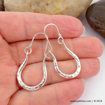 Fine Silver Hoops - Small