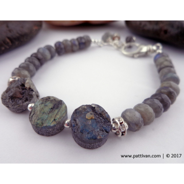 Sterling Silver Labradorite Bracelet