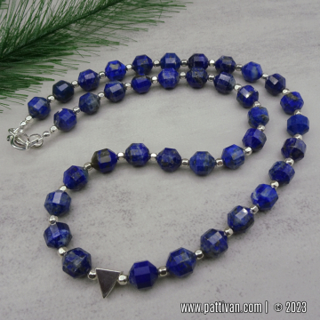 Lapis Lazuli and Sterling Silver Necklace