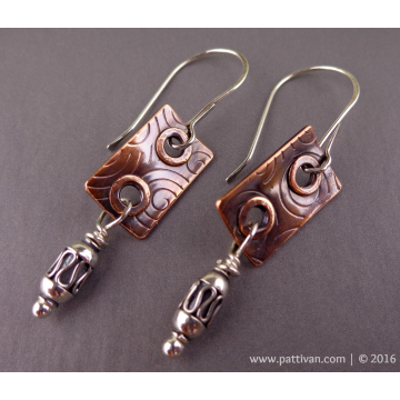 Mixed Metal Earrings