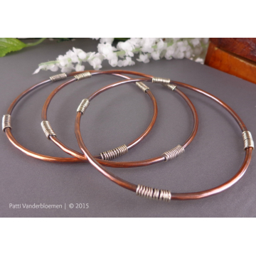 Mixed Metal Stacking Bangles