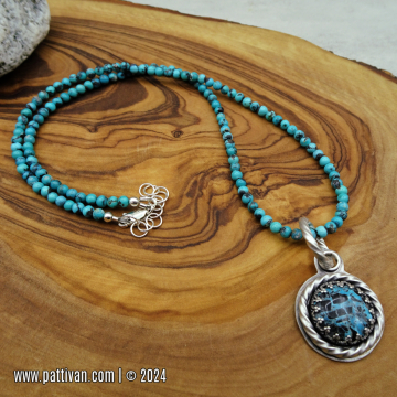 Sonoran Turquoise with Yungai Turquoise Detachable Pendant