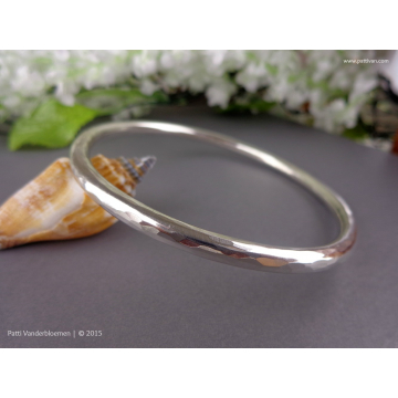 Heavy Gauge Sterling Silver Stacking Bangle