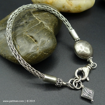 Sterling Silver Viking Knit Bracelet