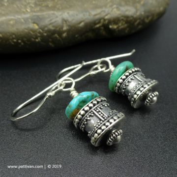 Turquoise and Antique Silver