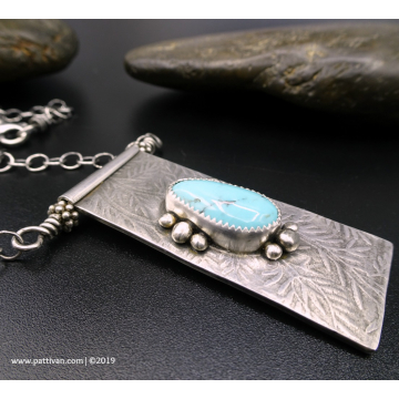 Campitos Turquoise and Sterling Silver Necklace