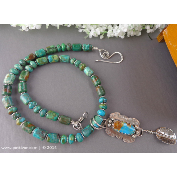 Turquoise and Sterling Silver Necklace