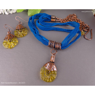 Copper, Silk, and Artisan Lampwork